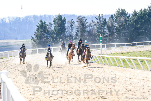23 Pony Racing around the track-5397
